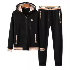 burberry jogging suit velvet hoodie noir